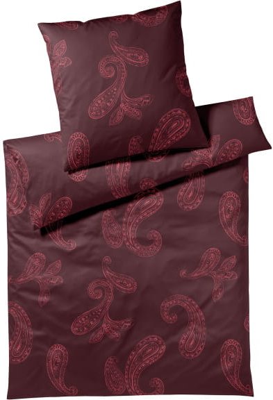 JOOP! Bettwäsche Paisley 4120 - Farbe: Rouge - 01 - 80x80 cm - 155x220 cm