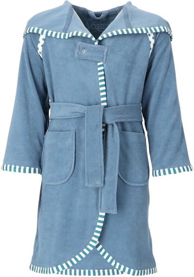 Vossen Kinderbademäntel Kinder Kapuze Mimmi - Farbe: dusty blue - 4695 - 98/104