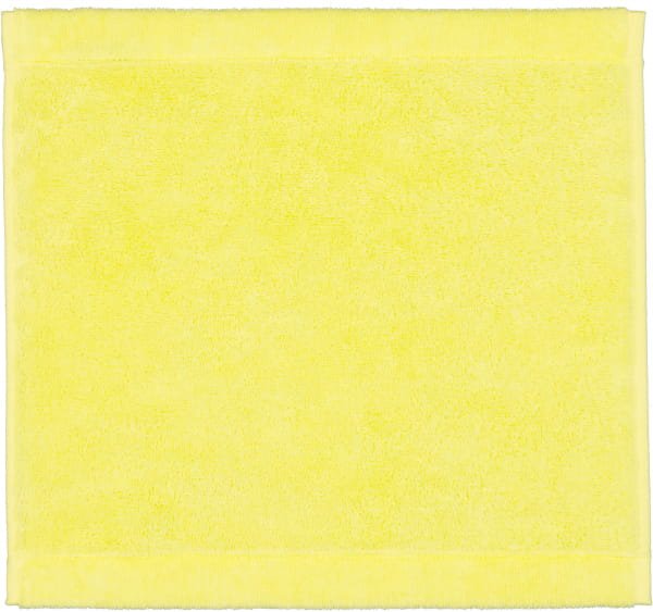 Cawö Handtücher Life Style Uni 7007 - Farbe: lemon - 501 - Seiflappen 30x30 cm