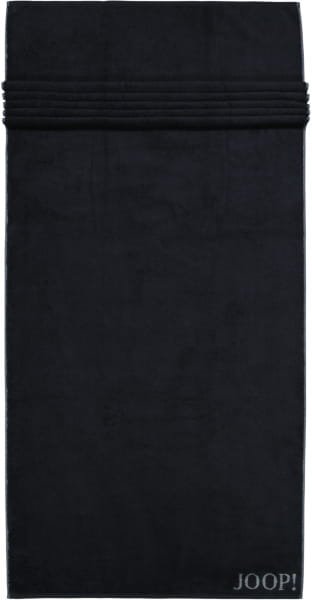 JOOP! Classic - Doubleface 1600 - Farbe: Schwarz - 90 - Saunatuch 80x200 cm