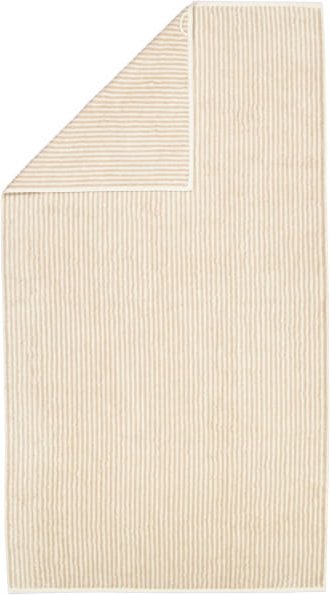 Cawö Handtücher Two-Tone Stripes 480 - Farbe: natur - 36 - Duschtuch 80x150 cm