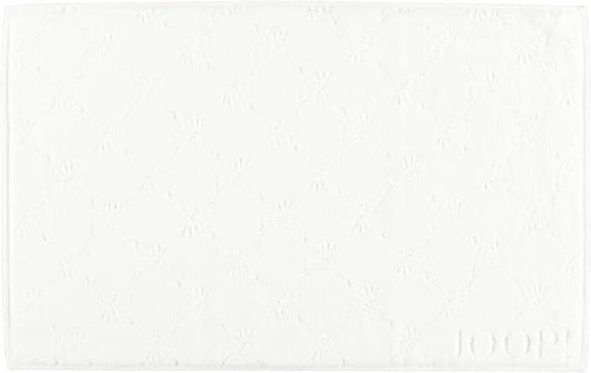 JOOP Uni Cornflower Badematte 1670 - 50x80 cm - Farbe: weiß - 600