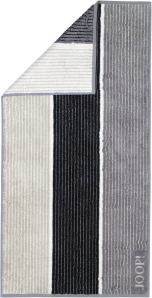 JOOP! Signature Lines 1658 - Farbe: Schwarz - 97 - Handtuch 50x100 cm
