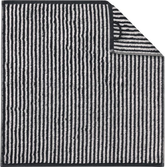 Cawö Küchenhandtücher Cuisine Zoom Streifen 121 - Farbe: schwarz - 97 - 50x50 cm