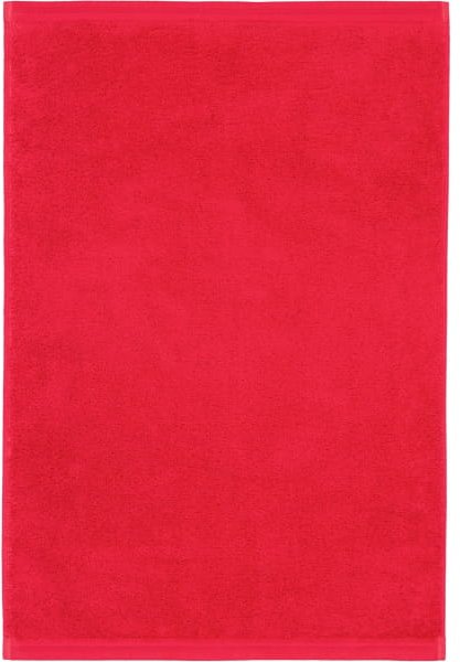 Vossen Handtücher Vegan Life - Farbe: kirschrot - 3680 - Gästetuch 40x60 cm