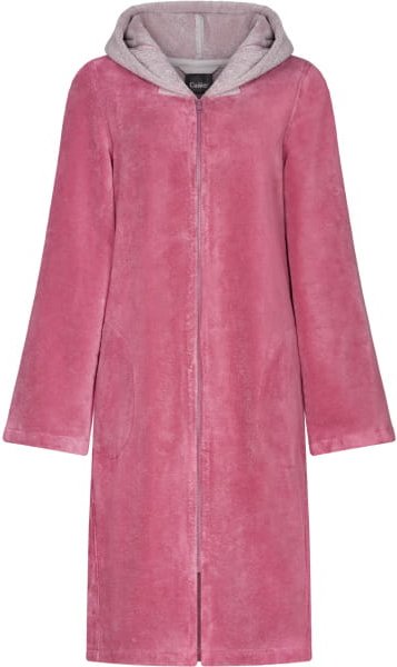 Cawö Home Bademäntel Damen Kurzmantel mit Kapuze Kapuze 841 - Farbe: beere - 23 - L