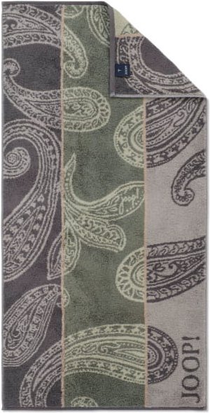 JOOP! Handtücher Contour Paisley 1714 - Farbe: Oliv - 47 - Handtuch 50x100 cm
