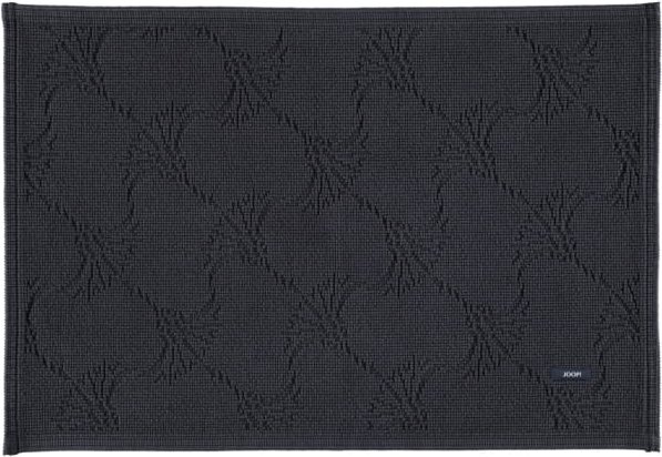 Thumbnail - JOOP! - Badteppich New Cornflower 60 - Farbe: Anthrazit - 069 - 60x90 cm