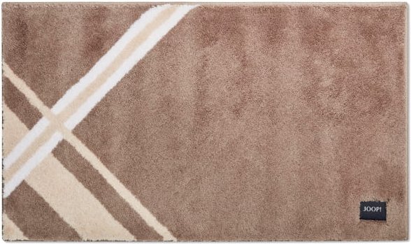 JOOP Badteppich Checks 288 - Farbe: Graphit - 1108 - 70x120 cm