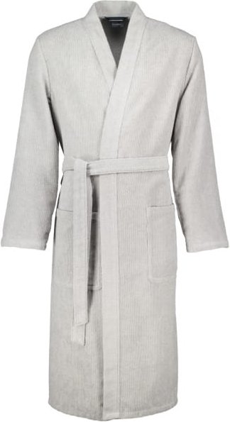 Cawö Bademäntel Herren Kimono Struktur 5509 - Farbe: stein - 727 - S