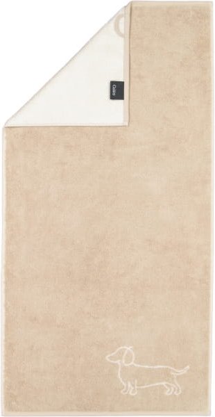 Cawö Handtücher WE LOVE DOGS Companion 6248 - Farbe: Natur-Beige - 33 - Handtuch 50x100 cm