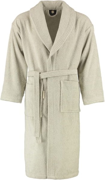 Rhomtuft - Bademantel Sir & Lady - Unisex - Farbe: stone - 320 - S