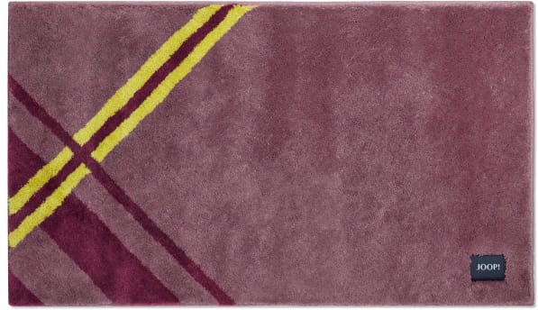 JOOP Badteppich Checks 288 - Farbe: Mauve - 302 - 70x120 cm