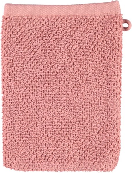 Essenza Connect Organic Uni - Farbe: rose - Waschhandschuh 16x22 cm