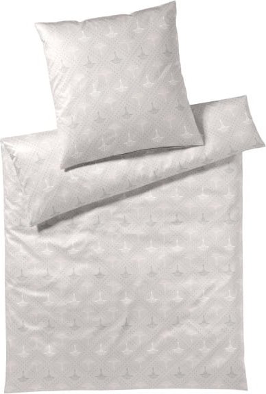 JOOP! Bettwäsche Cornflower Charm 4117 - Farbe: Stone - 09 - Nacken-Kissen 40x40 cm