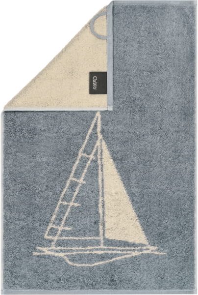 Cawö Gästetücher Postcard Towels Edition 100 - Farbe: Sailing boat - 19 - Gästetuch 30x50 cm