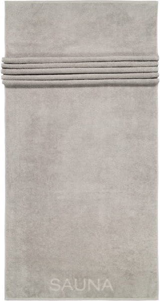 Cawö Saunatücher Pure 6501 - Farbe: stein - 727 - 80x200 cm