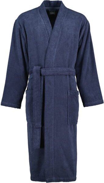 Cawö Home Herren Bademantel Kimono 828 - Farbe: blau - 17 - L
