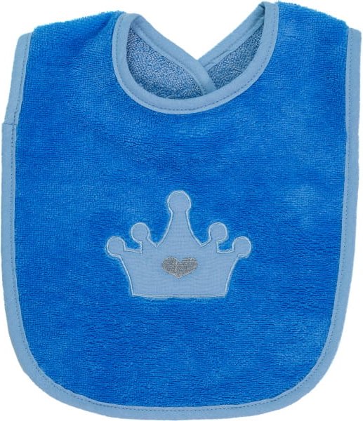 Smithy Schmuseflausch - Lätzchen 24 x 24 cm - Farbe: blau (1605045)