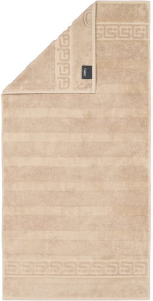 Cawö - Noblesse Uni 1001 - Farbe: 375 - sand - Handtuch 50x100 cm