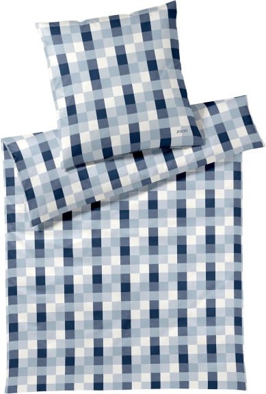 JOOP! Bettwäsche Mesh 4110 - Farbe: Sky - 02 - Kissen 80x80 cm