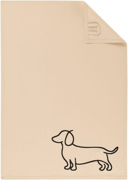 Cawö Home Geschirrtücher Cuisine WE LOVE DOGS Companion 6248 - Farbe: schwarz/beige - 93 - 50x70 cm