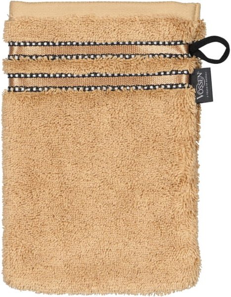 Vossen Handtücher Cult de Luxe - Farbe: camel - 6300 - Waschhandschuh 16x22 cm