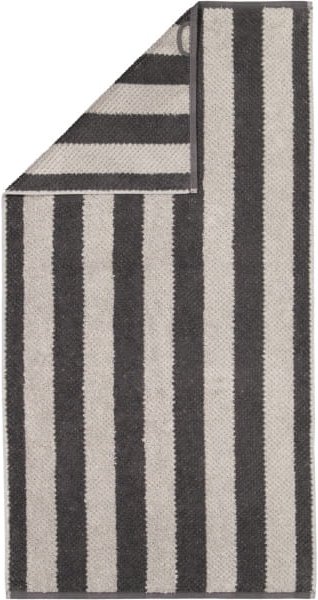 Cawö Handtücher Pure Stripes 6502 - Farbe: basalt - 77 - Handtuch 50x100 cm