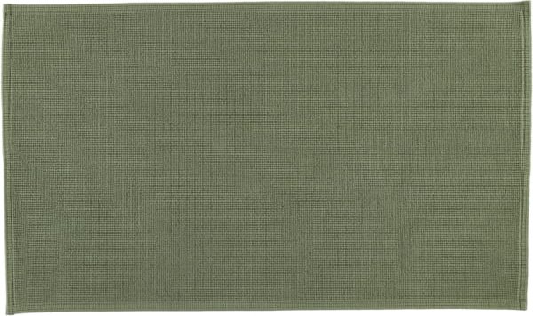 Rhomtuft - Badematte Plain - Farbe: olive - 404 - 70x120 cm