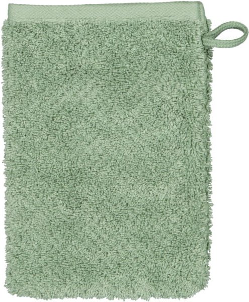 Cawö Handtücher Pure 6500 - Farbe: salbei - 443 - Waschhandschuh 16x22 cm