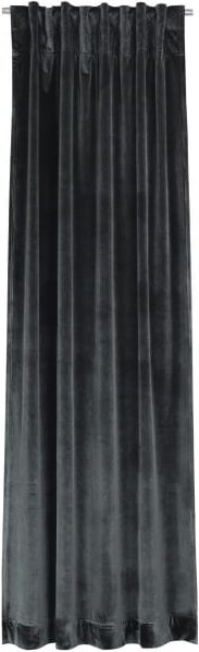 JOOP! Vorhang Gardine Show - verdecktes Schlaufenband - Größe: 130x250 cm - Farbe: Anthrazit - 012