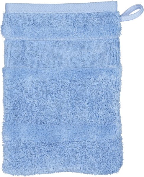Cawö - Noblesse2 1002 - Farbe: sky - 138 - Waschhandschuh 16x22 cm