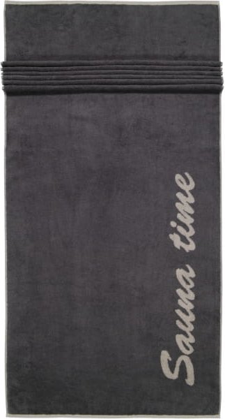 Cawö Saunatuch Sauna Time 449 - Größe: 80x200 cm - Farbe: anthrazit - 77