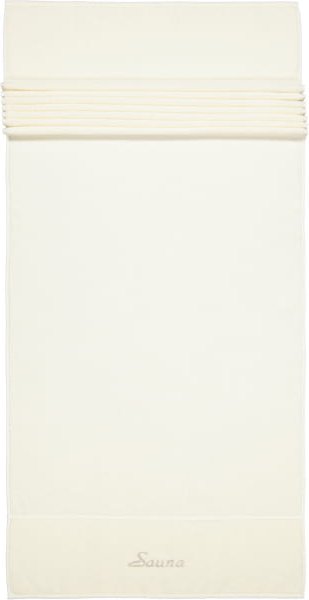frottana Saunatücher Pearl - Farbe: ivory - 017 - 80x200 cm