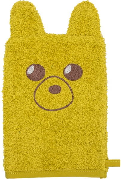 Smithy Flips der Bär - Wisch & Weg Waschhandschuh 16 x 23 cm - Farbe: apfel (1904056)