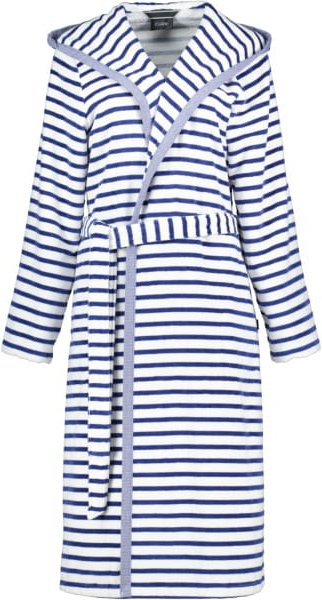 Cawö - Damen Bademantel Kapuze Breton 6596 - Farbe: navy - 16 - L