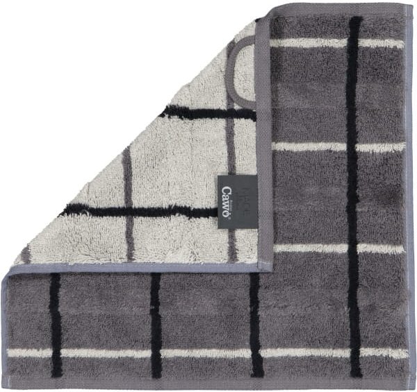 Cawö - Noblesse Square 1079 - Farbe: anthrazit - 77 - Seiflappen 30x30 cm
