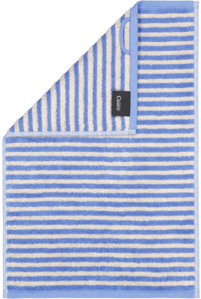 Cawö Handtücher Lines Ringel 6255 - Farbe: capri - 13 - Gästetuch 30x50 cm