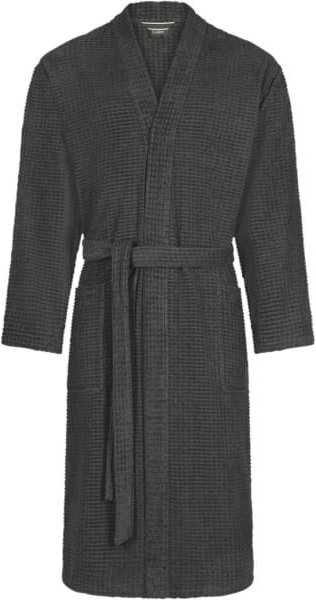 Cawö Bademäntel Herren Kimono PURE Elements 6526 - Farbe: basalt - 740 - XL