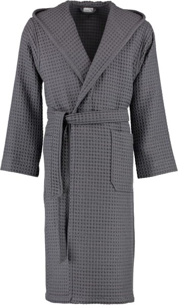 Möve - Kapuzenbademantel Piquée - Farbe: graphite - 842 (2-7650/0175) - L