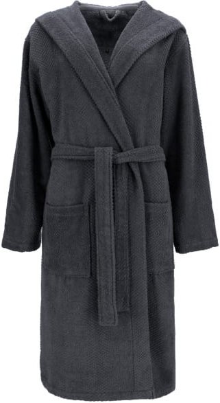 Vossen Bademäntel Unisex Kapuze Balance Samu - Farbe: graphit - 7660 - S