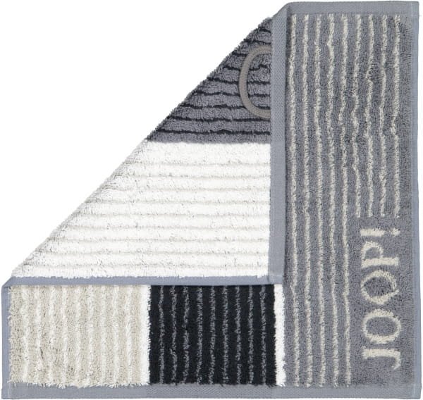 JOOP! Signature Lines 1658 - Farbe: Schwarz - 97 - Seiflappen 30x30 cm