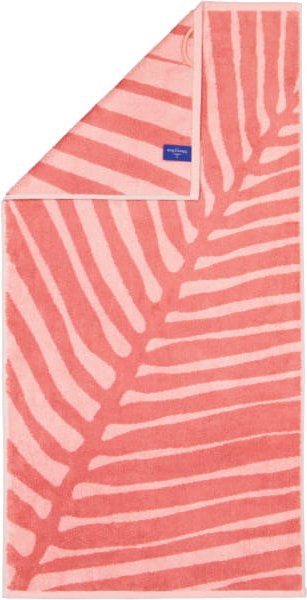Villeroy & Boch Handtücher Coordinates Leaf 2558 - Farbe: coral - 22 - Handtuch 50x100 cm