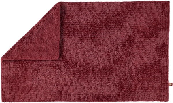 Rhomtuft - Badteppich Pur - Farbe: marsala - 391 - 50x75 cm