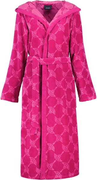 JOOP! Damen Bademantel Cornflower - Kapuze 1646 - Farbe: Cassis - 22 - M