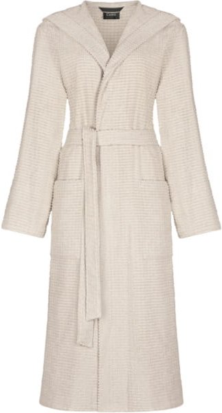 Cawö Bademäntel Damen Kapuze PURE Elements 6227 - Farbe: travertin - 366 - L