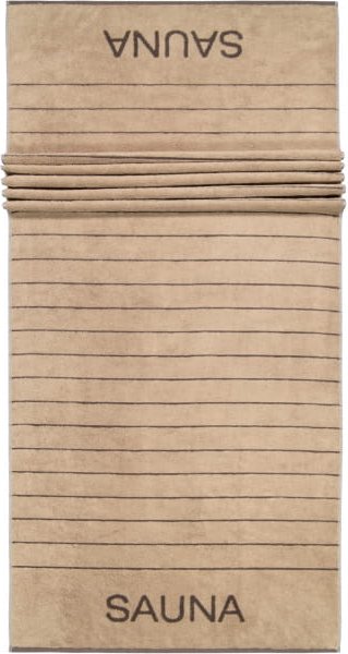 Thumbnail - Cawö Saunatücher Balance Doubleface 6237 - Farbe: sand - 39 - 80x200 cm