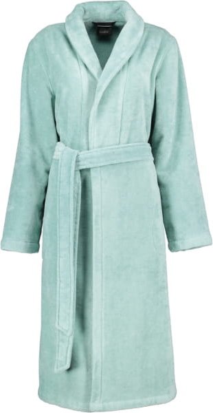 Cawö Home Damen Bademantel Schalkragen 836 - Farbe: seegrün - 44 - S