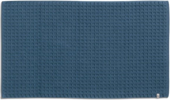 Möve Badematten Piquee - Farbe: steel blue - 847 - 60x100 cm