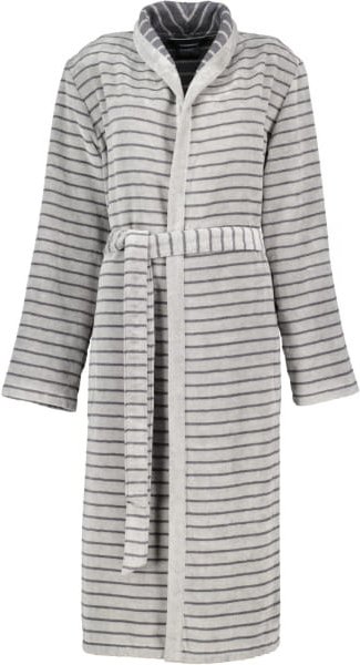 Cawö Damen Bademantel Schalkragen Shades 1491 - Farbe: stein - 77